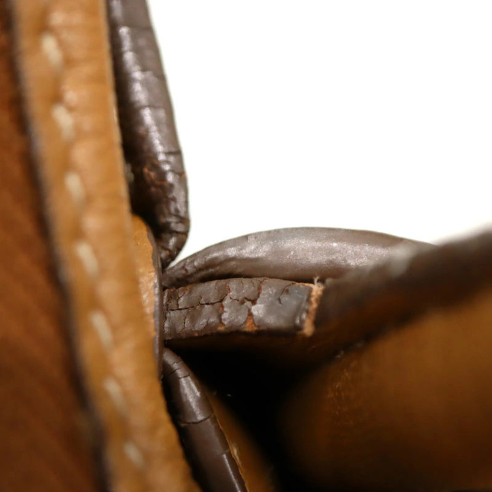 Prada Darling Leather Handbag Brown